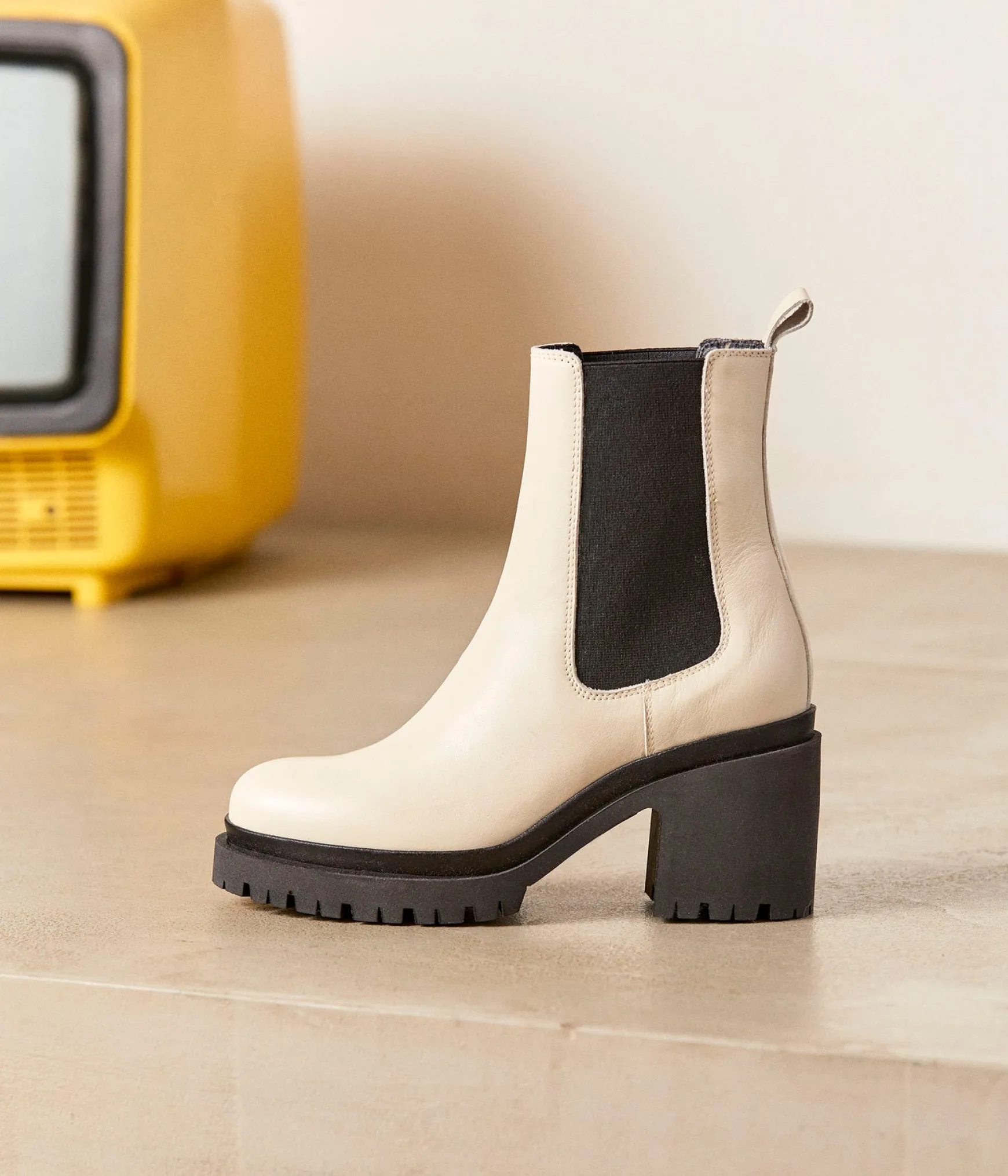 Femme Mellow Yellow Boots écrues Candice