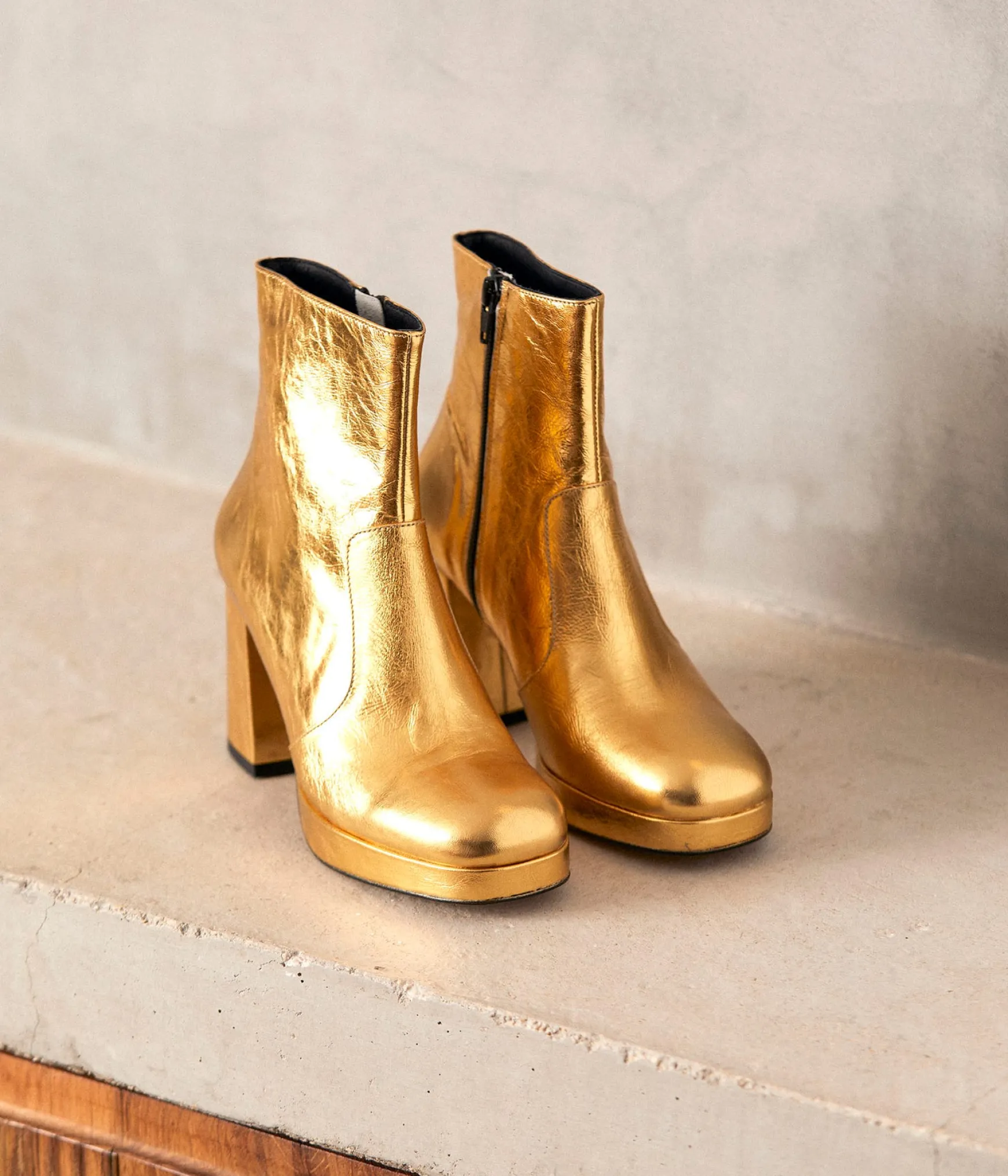 Femme Mellow Yellow Boots dés cuir Alissa