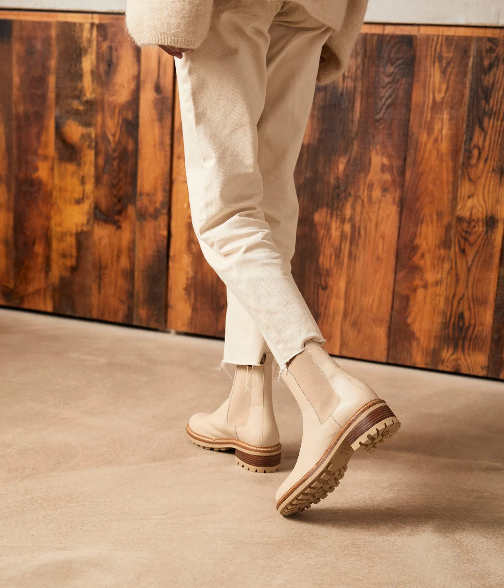 Femme Mellow Yellow Chelsea boots écrues Calista
