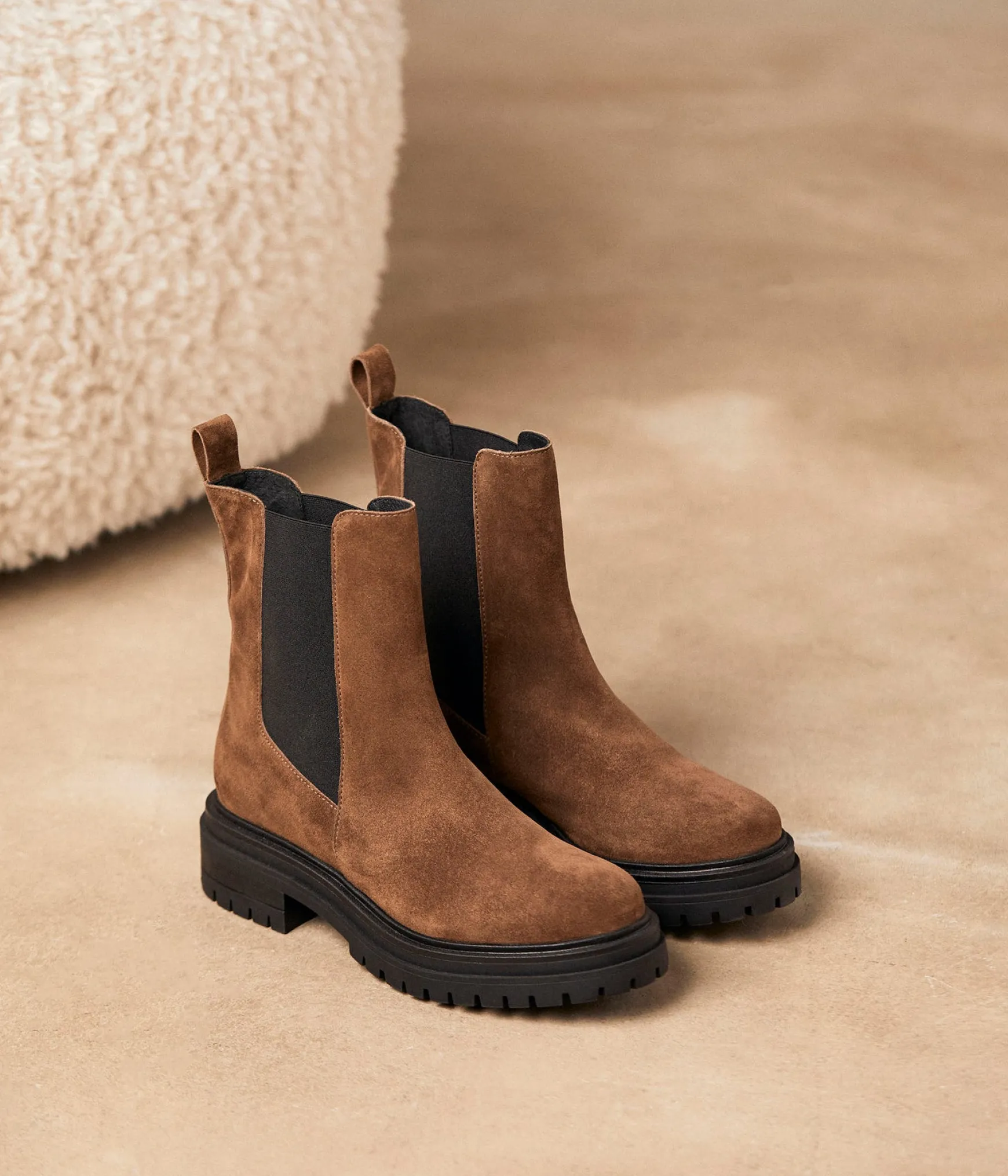 Femme Mellow Yellow Chelsea boots taupe Aidee