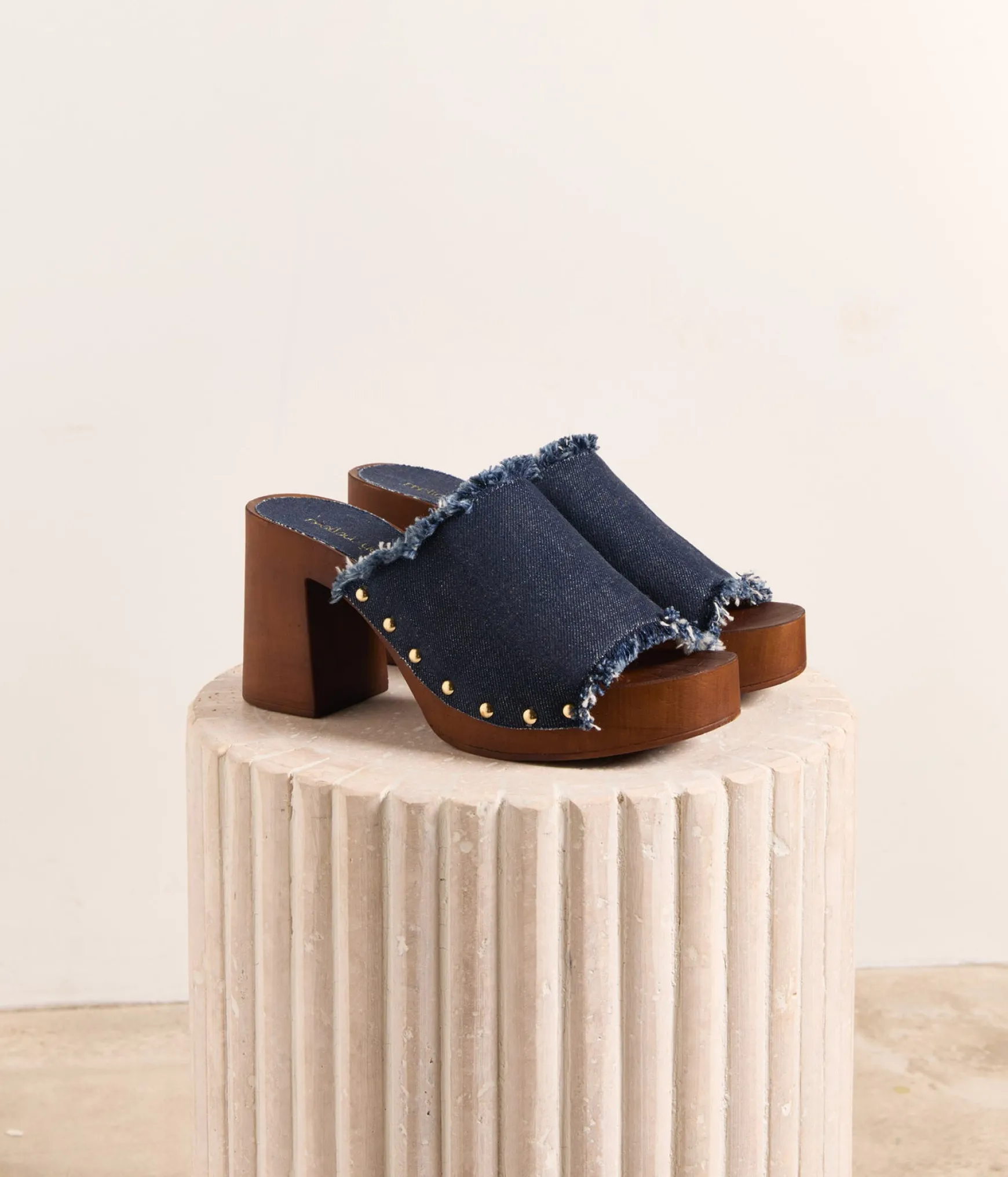 Femme Mellow Yellow Mules denim bleu Lysandre