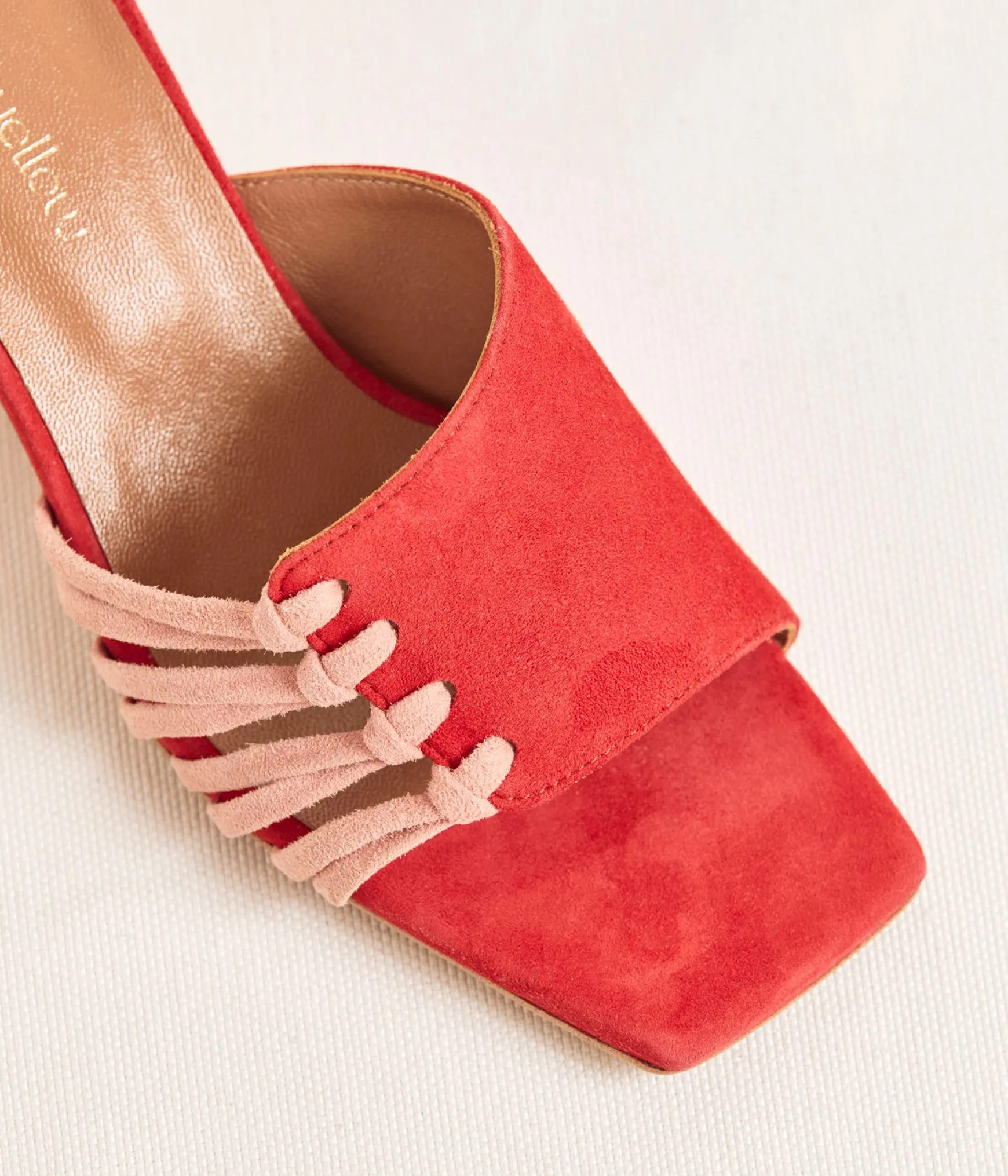 Femme Mellow Yellow Mules rouges Tracy